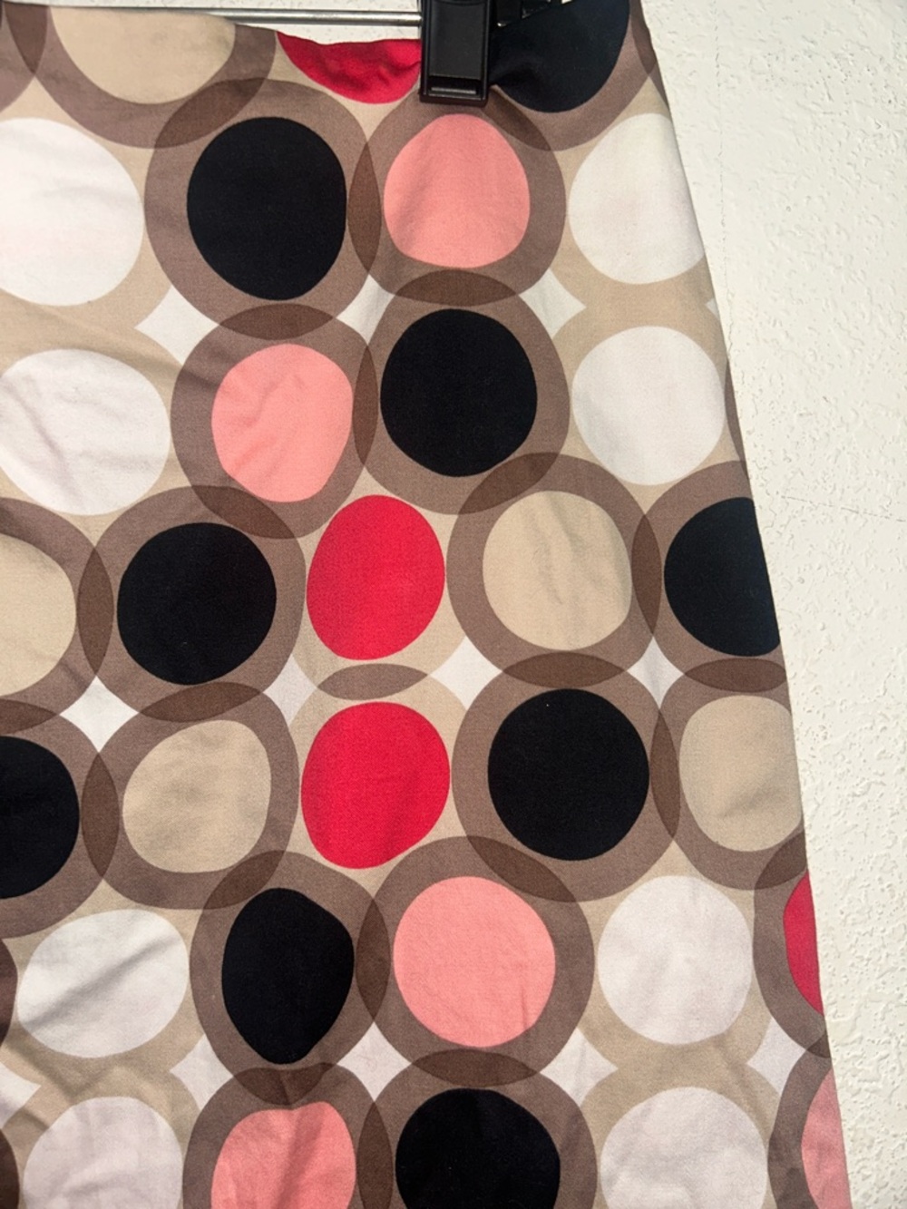 Polka Dot Pencil Skirt in Pink, Red, Black and Tan 419.16 - Picture 4 of 8